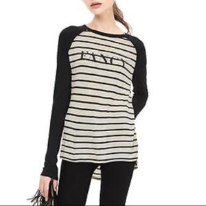 Banana Republic Comfy Long Sleeve “Fancy Schmancy” Tee
